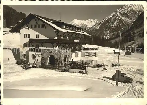 Baad Mittelberg Kleinwalsertal Sporthotel Baad Kat. Mittelberg