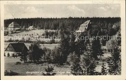 Georgenfeld Teilansicht Kat. Zinnwald Georgenfeld