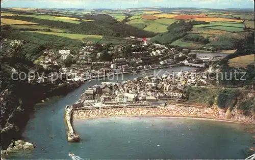 Looe Aerial view Kat. Caradon