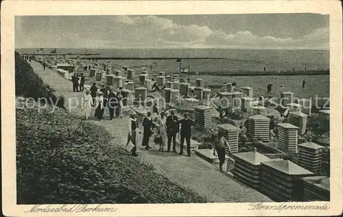 Borkum Nordseebad Strandpromenade