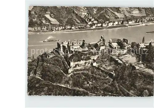 St Goar Ruine Rheinfels Fliegeraufnahme / Sankt Goar /Rhein-Hunsrueck-Kreis LKR