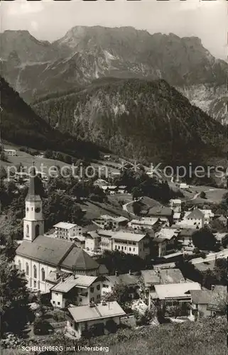 Schellenberg Berchtesgaden mit Untersberg Kat. Berchtesgaden