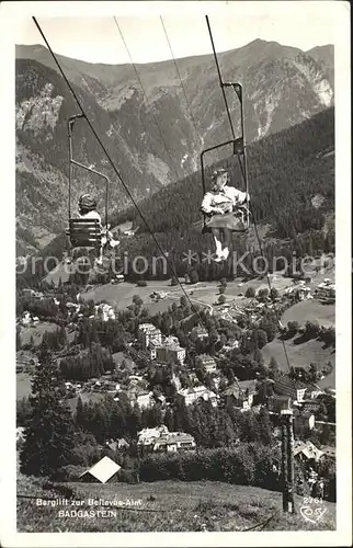 Badgastein Berglift zur Bellevue Alm Kat. Bad Gastein