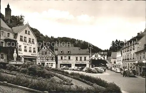 Bad Berneck Marktplatz Kat. Bad Berneck Fichtelgebirge