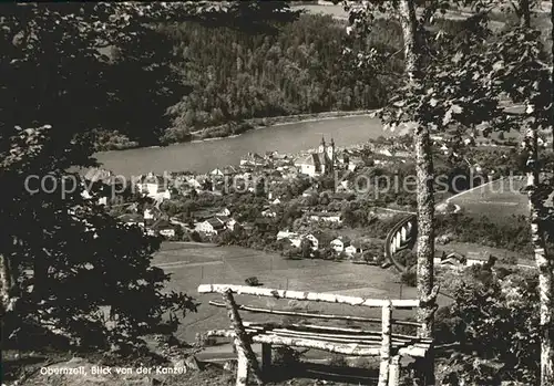 Obernzell Donau Blick von der Kanzel