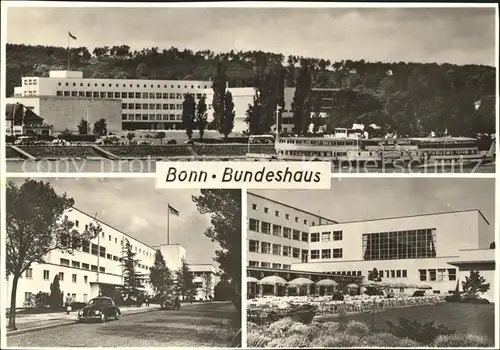 Bonn Rhein Bundeshaus Kat. Bonn