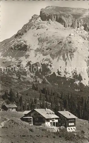 Schwarzwasserhuette Hoch  Ifen Kat. Hirschegg Kleinwalsertal