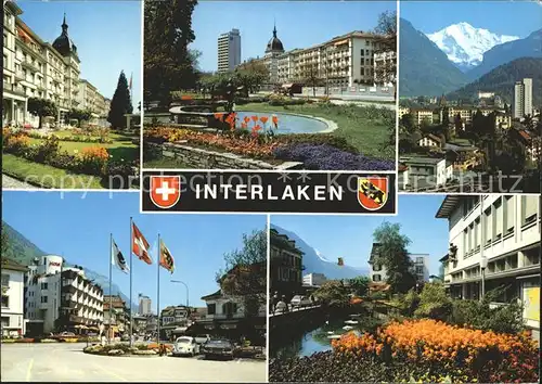 Interlaken BE Orts und Teilansichten Kat. Interlaken