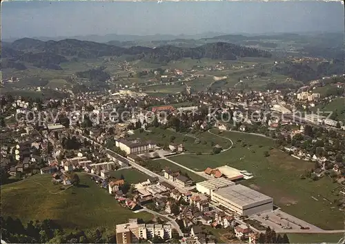 Herisau AR Sportzentrum Kaserne Fliegeraufnahme Kat. Herisau