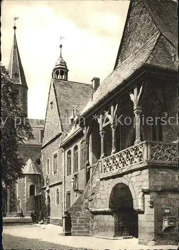 Goslar Rathaustreppe Kat. Goslar