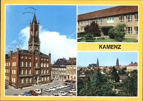 Kamenz Sachsen Rathaus Oberschule Kat. Kamenz