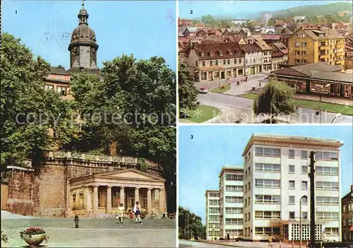 Sondershausen Thueringen Schloss Alte WAche August Bebel Strasse Kat. Sondershausen