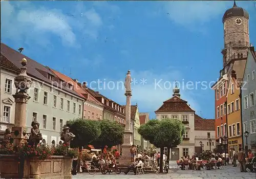 Weilheim Oberbayern Marienplatz Kat. Weilheim i.OB