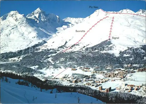 St Moritz GR Piz Nair Suvretta Signal  Kat. St Moritz