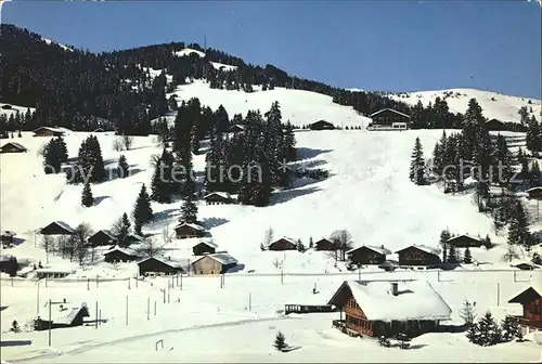 Saanenmoeser Schoenried Winterlandschaft Berner Oberland Kat. Saanenmoeser