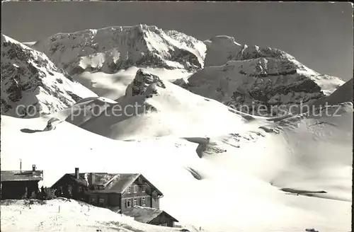 Adelboden Lenk Berghotel Hahnenmoos Pass Wildstrubel Wintersportplatz Berner Alpen Kat. Adelboden