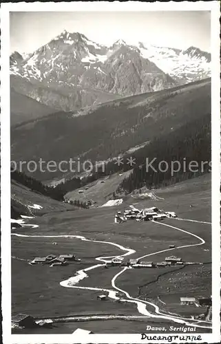 Sertigtal bei Davos Ducangruppe / Sertigpass /Rg. Sertig Doerfli