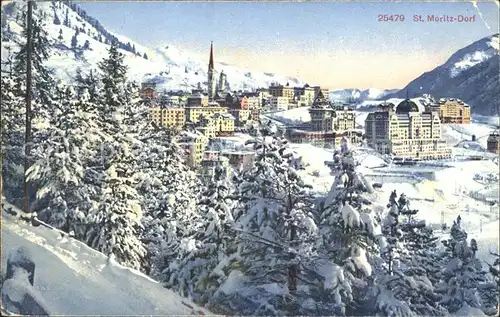 St Moritz Dorf GR  Kat. St Moritz