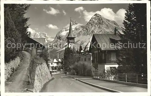 Arosa GR Dorfkirche Kat. Arosa