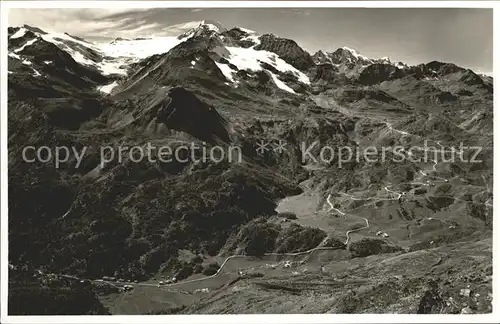 Berninapass mit Piz Palue und Cambrenagletscher Kat. 