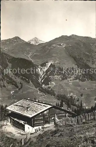 Frauenkirch GR Berghaus Staffelalp Kat. Davos