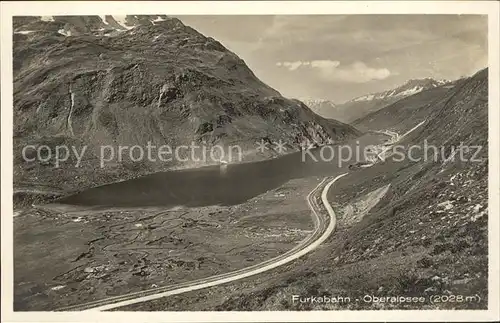 Oberalpsee Furkabahn Kat. Andermatt