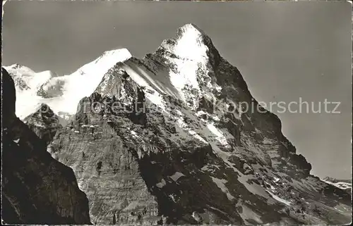 Grindelwald Grosse Scheidegg Moench Eiger Kat. Grindelwald