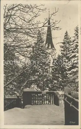 Chur GR Kirchenpartie Kat. Chur