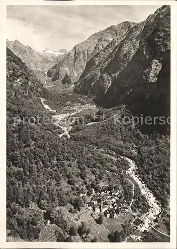 Val Bavona Fliegeraufnahme Kat. Lugano