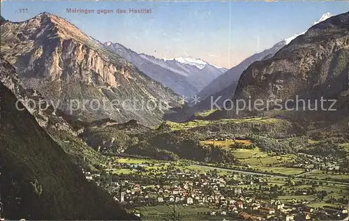 Meiringen BE mit Haslital Kat. Meiringen