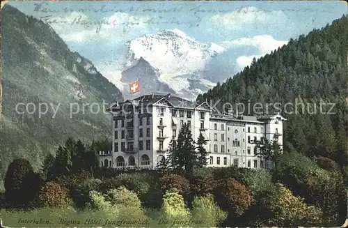 Interlaken BE Reginahotel mit Jungfrau Kat. Interlaken