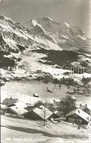 Wengen BE mit Jungfrau Kat. Wengen