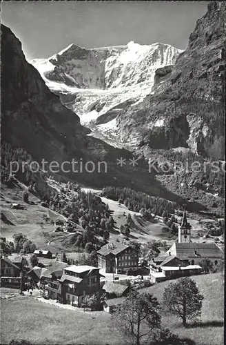 Grindelwald mit Fiescherwand Kat. Grindelwald