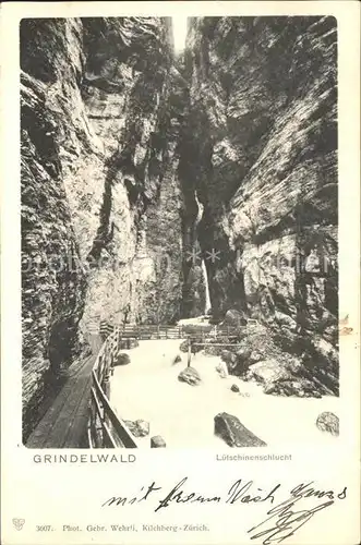 Grindelwald Luetschinenschlucht Kat. Grindelwald