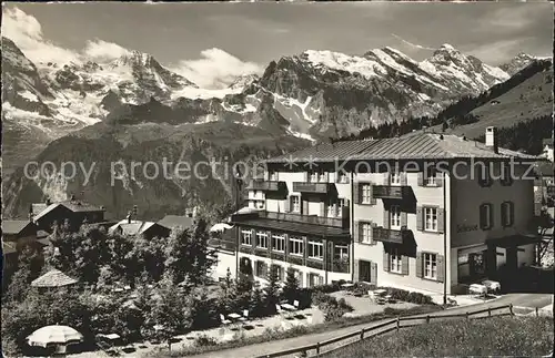 Muerren BE Hotel Bellevue Kat. Muerren