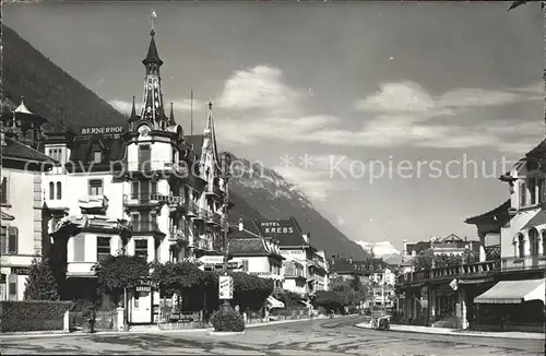 Interlaken BE Bahnhofstrasse Kat. Interlaken