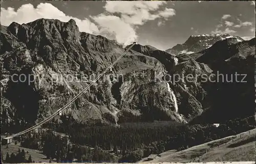 Adelboden Luftseilbahn Birg Engstligenalp Kat. Adelboden