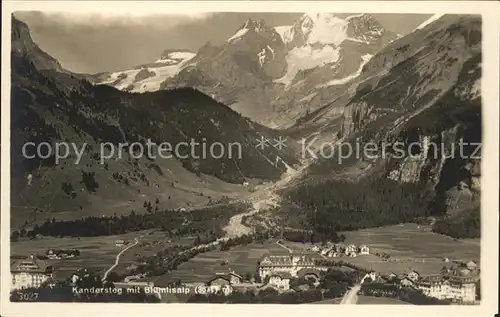 Kandersteg BE mit Bluemlisalp Kat. Kandersteg