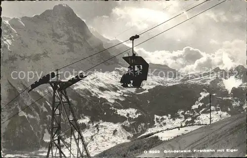 Grindelwald Fistbahn mit Eiger Kat. Grindelwald