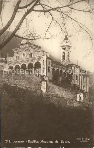 Locarno TI Madonna del Sasso Basilica Kat. Locarno