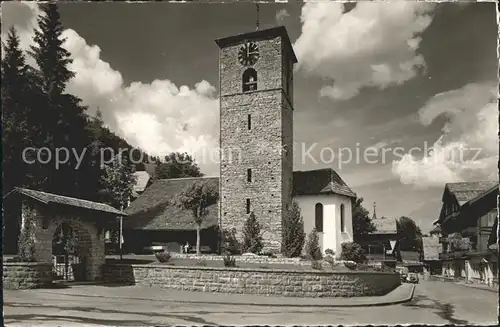 Adelboden Kirchenpartie Kat. Adelboden