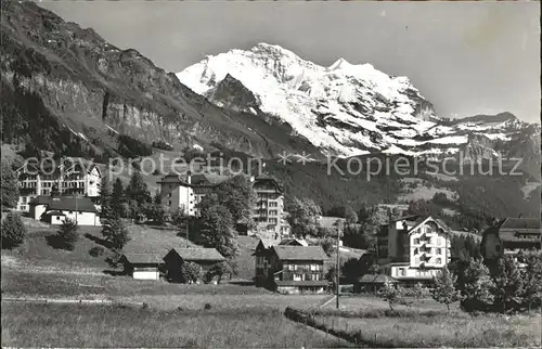 Wengen BE mit Jungfrau Kat. Wengen