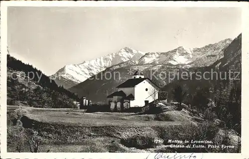 Catto Quinto Motivo in Leventina Chiesa Pizzo Forno Alpen / Quinto /Bz. Leventina