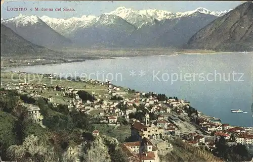 Locarno TI Madonna del Sasso Alpenpanorama / Locarno /Bz. Locarno