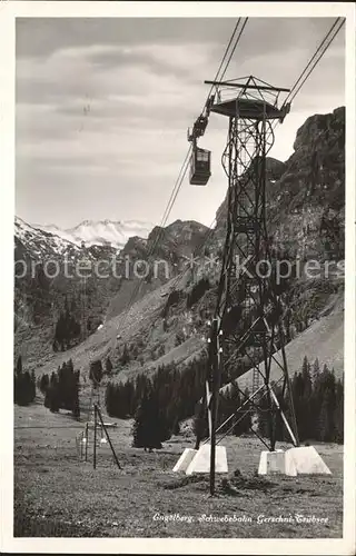 Engelberg OW Schwebebahn Gerschni Truebsee Bergbahn Alpen Kat. Engelberg