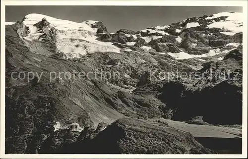 Engelberg OW Hotel Truebsee mit Titlis Urner Alpen Kat. Engelberg