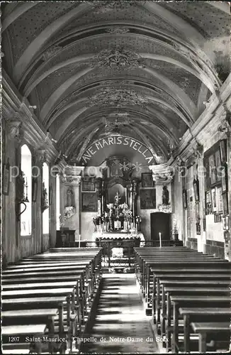 Saint Maurice VS Chapelle de Notre Dame Kat. Sankt Moritz Wallis