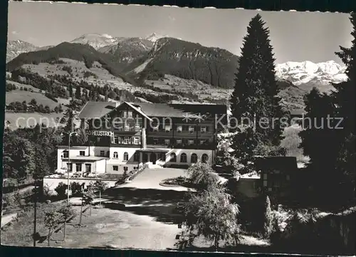 Spiez BE Bad Heustrich First Dreispitz Bluemlisalp Kat. Spiez