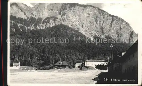 Luziensteig Festung Kat. St Luzisteig