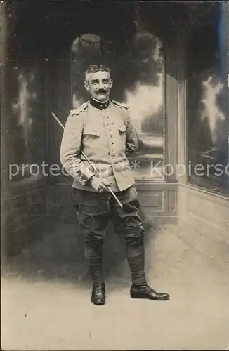 Militaria Frankreich offizier WK1 Portrait  Kat. Militaria